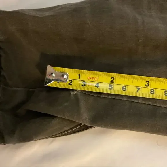 VTG Guess Jeans Brown Band/Military Flesh & Blood Jacket L Flawed Bikercore Punk - Picture 12 of 15